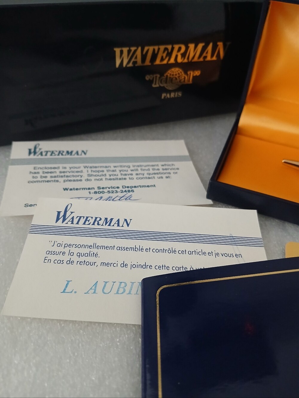 Waterman "Ideal" Paris Ballpoint Pen, Vintage - Picture 4 of 7